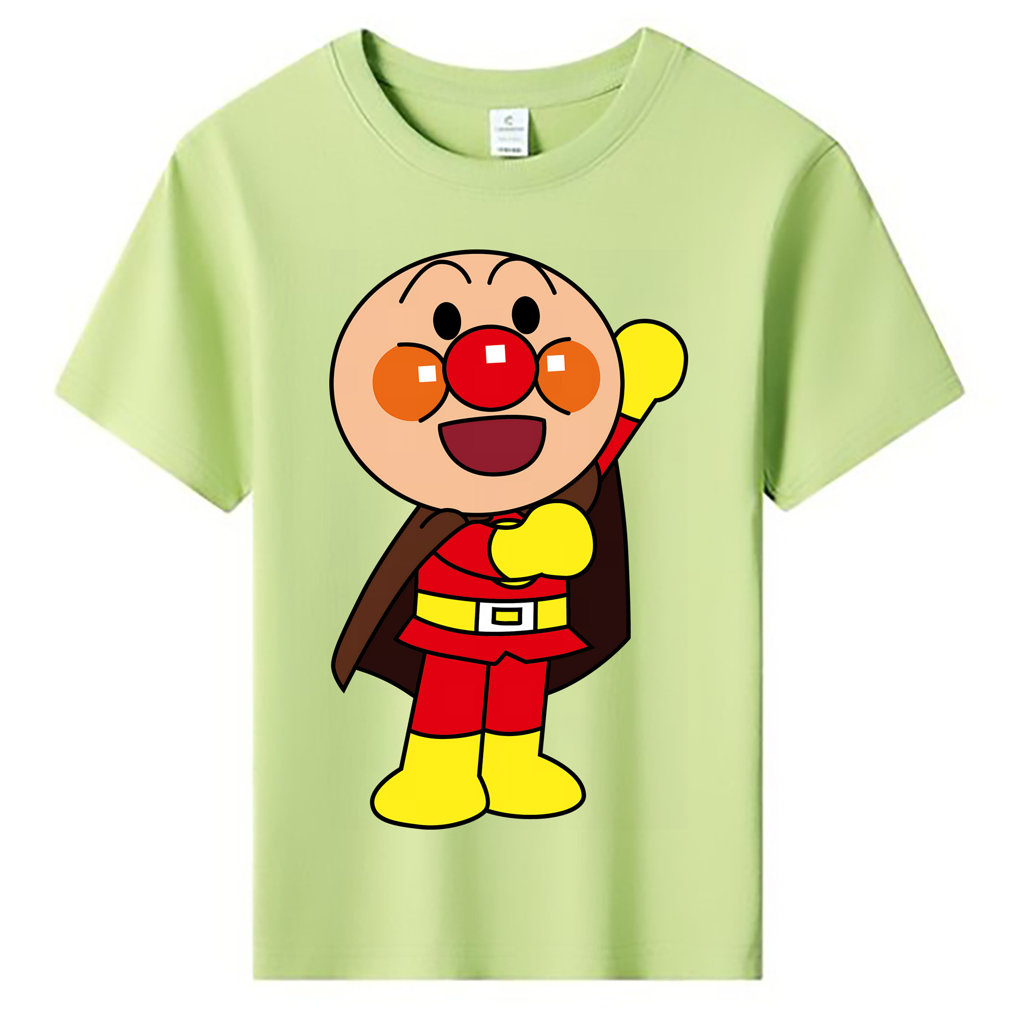 （画像用） アンパンマン Anpanman 綿100％キッズTシャツ（フロントプリント）